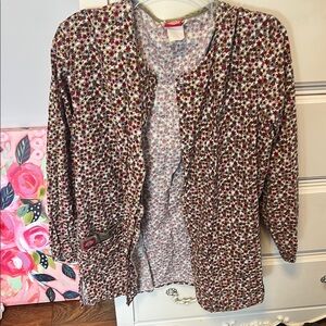 Floral scrub jacket!